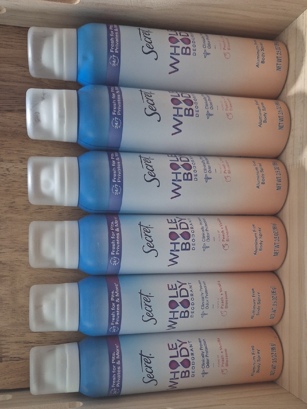 Whole Body Deodorant Spray — Blue & Peach